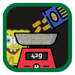 SpongeBob Pasta Weigth